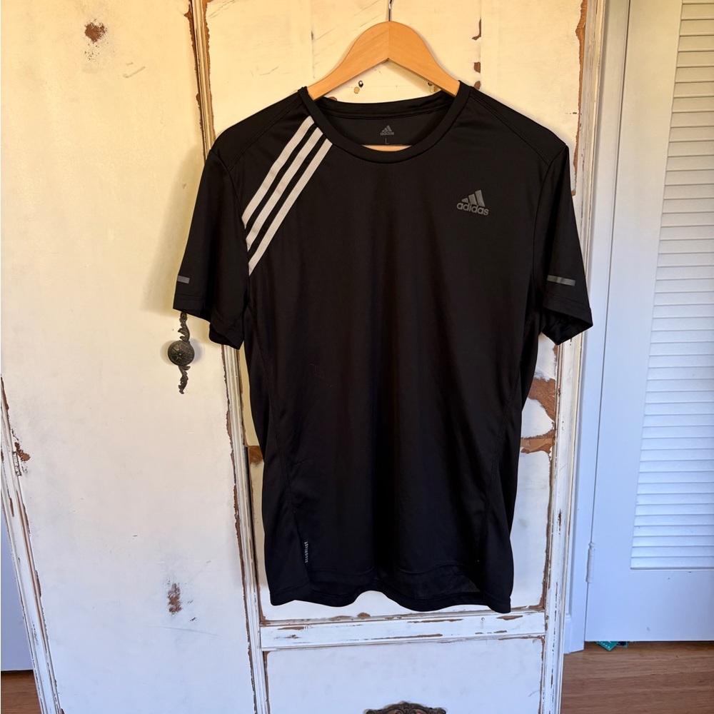 Adidas Men's Black Short Sleeve Tee